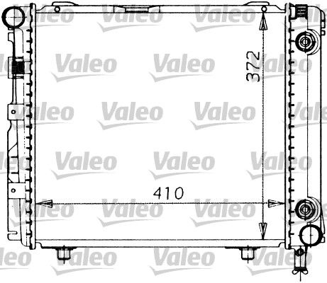 VALEO 819201 Radiator, engine cooling