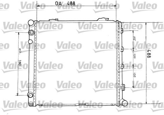 VALEO 819373 Radiator, engine cooling