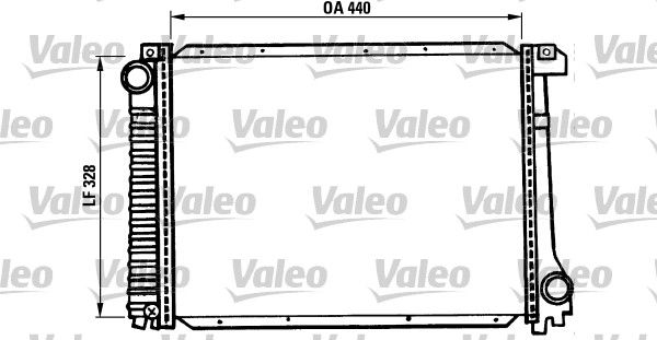 VALEO 819397 Radiator, engine cooling