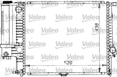 Radiator, engine cooling VALEO 819412