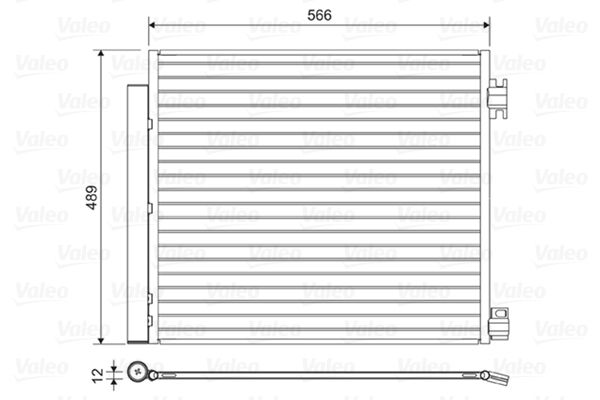 VALEO 822559 Condenser, air conditioning