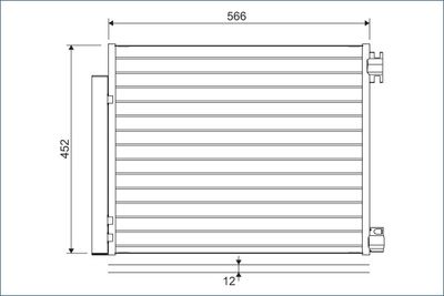 Condenser, air conditioning VALEO 822569