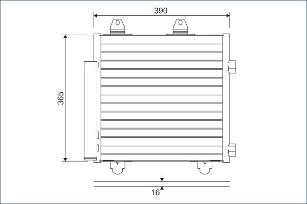 VALEO 822577 Condenser, air conditioning