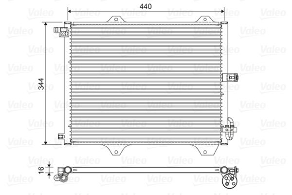 VALEO 822588 Condenser, air conditioning