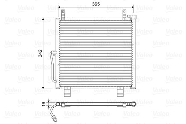 VALEO 822591 Condenser, air conditioning