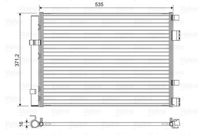 Condenser, air conditioning VALEO 822610