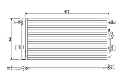 Condenser, air conditioning VALEO 822648