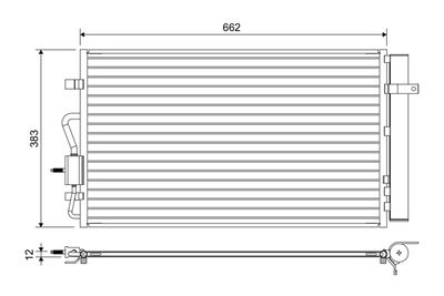 Condenser, air conditioning VALEO 822666
