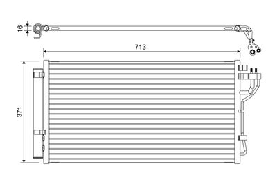 Condenser, air conditioning VALEO 822667