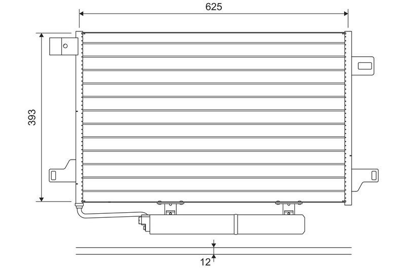 VALEO 822689 Condenser, air conditioning