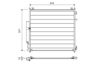 Condenser, air conditioning VALEO 822721