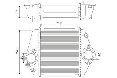Charge Air Cooler VALEO 822901