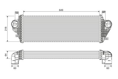 Charge Air Cooler VALEO 822903