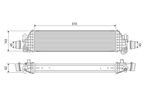 VALEO 822904 Charge Air Cooler
