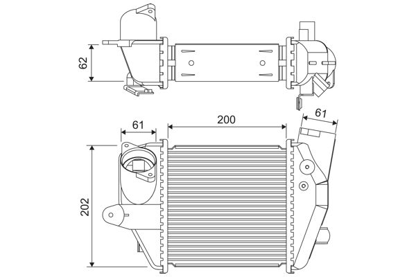 VALEO 822906 Charge Air Cooler