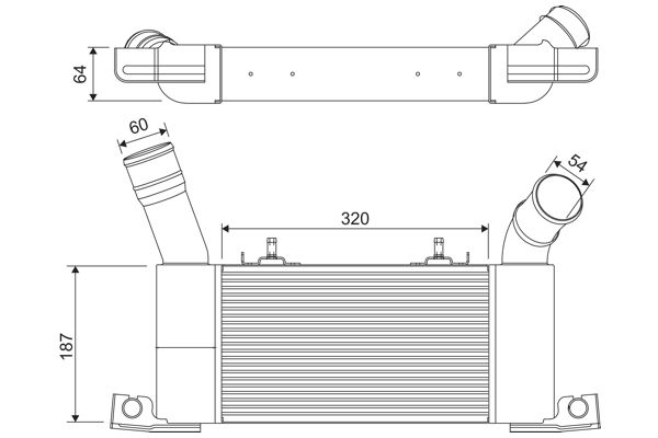 VALEO 822910 Charge Air Cooler