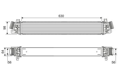 Charge Air Cooler VALEO 822914