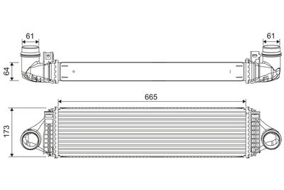 Charge Air Cooler VALEO 822920