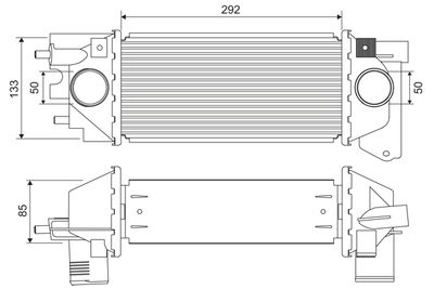 Charge Air Cooler VALEO 822921