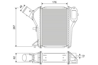 Charge Air Cooler VALEO 822922