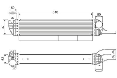 Charge Air Cooler VALEO 822923