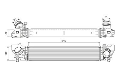 Charge Air Cooler VALEO 822924