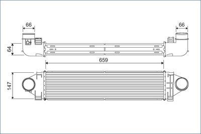 Charge Air Cooler VALEO 822926