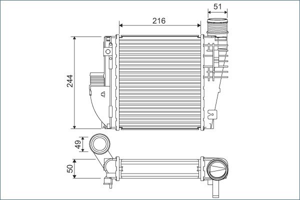 VALEO 822927 Charge Air Cooler