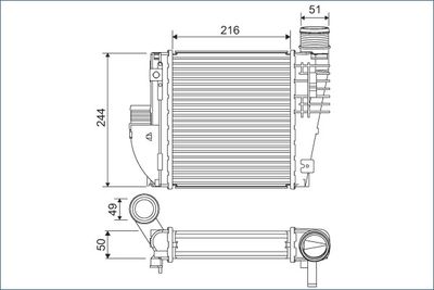 Charge Air Cooler VALEO 822927