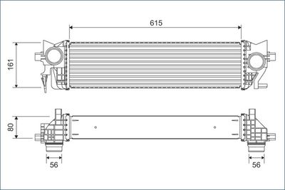 Charge Air Cooler VALEO 822930