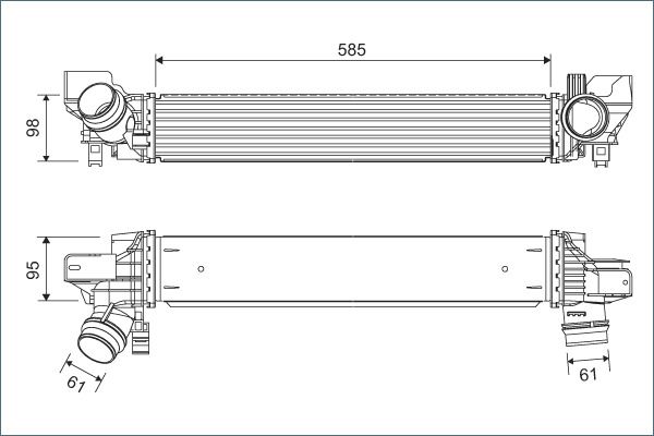 VALEO 822932 Charge Air Cooler