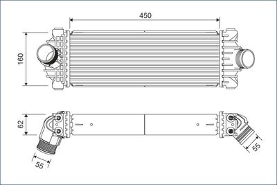 Charge Air Cooler VALEO 822933