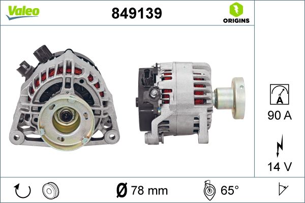 VALEO 849139 Alternator