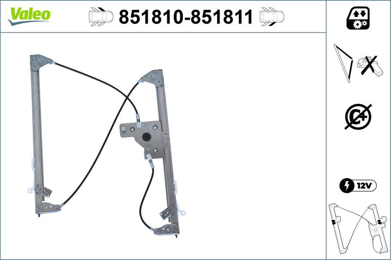 VALEO 851810 Window Regulator