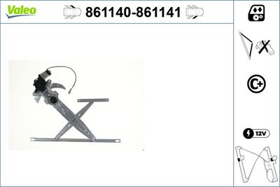 Window Regulator VALEO 861141