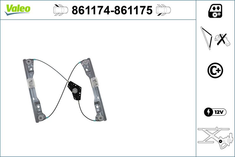 VALEO 861175 Window Regulator