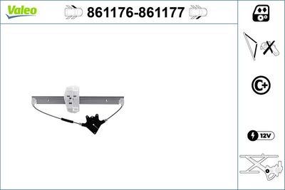 Window Regulator VALEO 861177