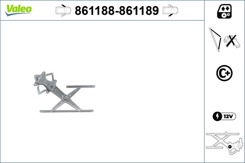VALEO 861188 Window Regulator