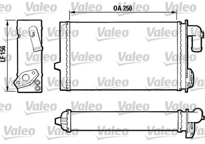 Heat Exchanger, interior heating VALEO 883674