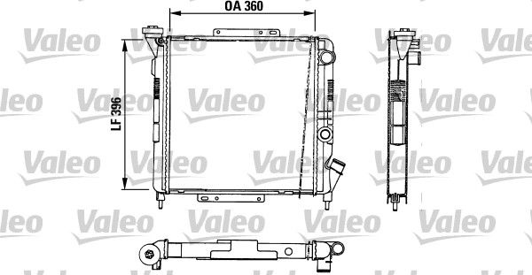 VALEO 883729 Radiator, engine cooling