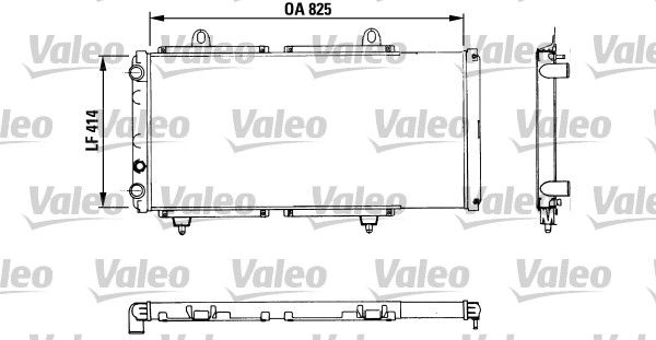 VALEO 883765 Radiator, engine cooling