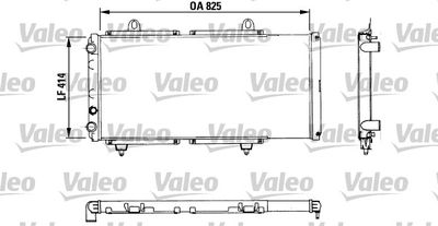 Radiator, engine cooling VALEO 883765