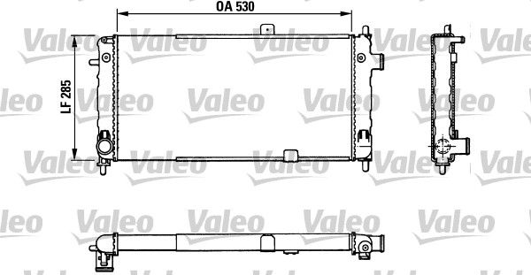 VALEO 883771 Radiator, engine cooling