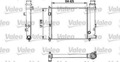 Radiator, engine cooling VALEO 883774