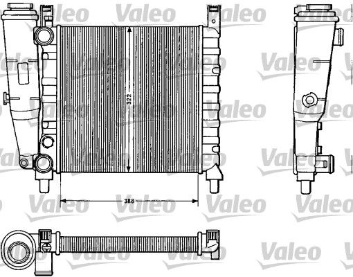 VALEO 883812 Radiator, engine cooling