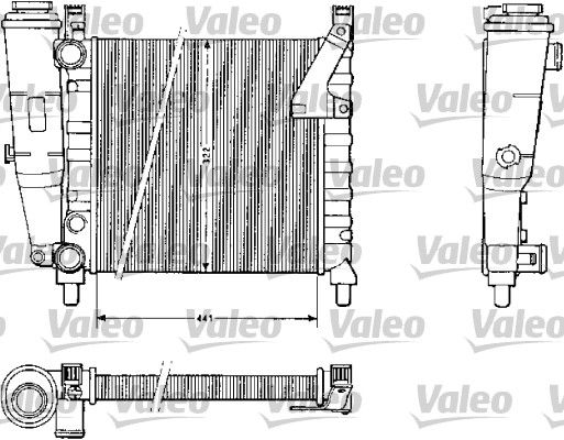 VALEO 883813 Radiator, engine cooling