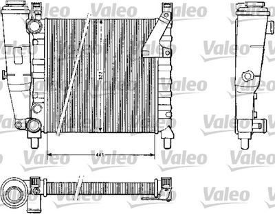 Radiator, engine cooling VALEO 883813