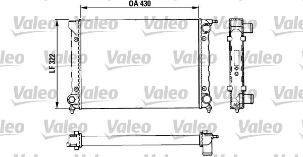 VALEO 883820 Radiator, engine cooling