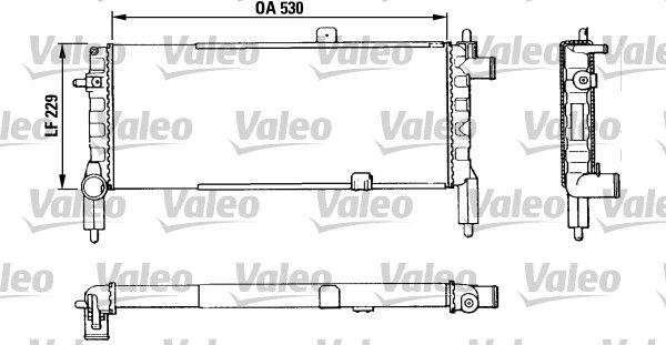 VALEO 883920 Radiator, engine cooling