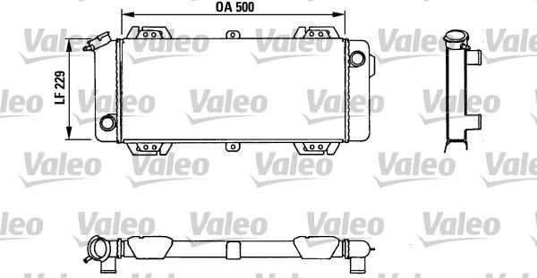 VALEO 883954 Radiator, engine cooling